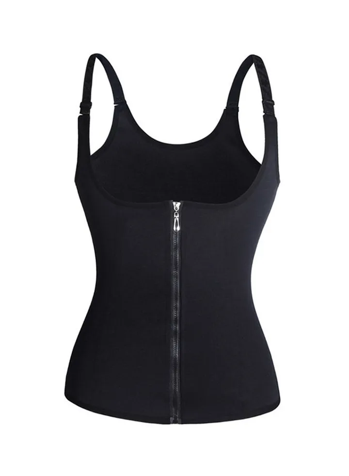 Slimming Underwear Vest Corset Black