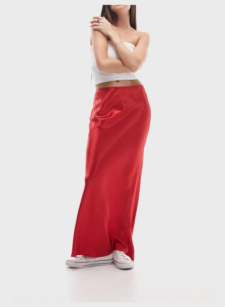 High Waist Maxi Skirt