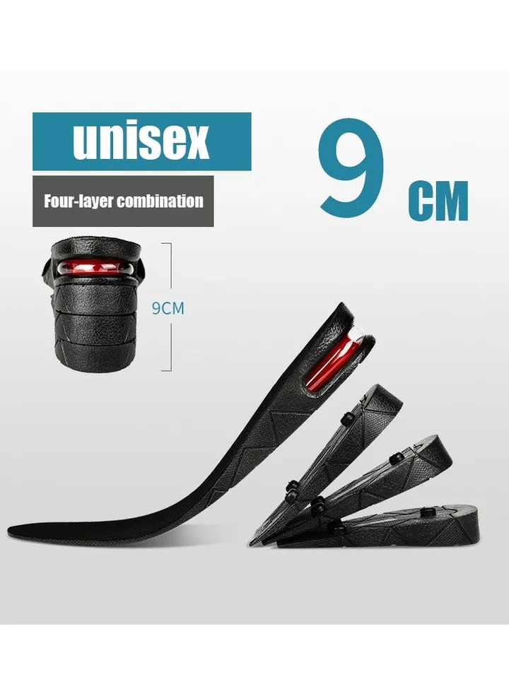 Boost Your Height Instantly with 1pc Invisible Height Increasing Insole - Adjustable Shoe Heel Insole With Air Cushion For Variable Taller Support Foot Pad (1.18-3.54inch/3-9cm)