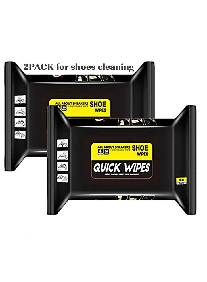 All Natural Cleaning Wipes For Sneakers & White Running Golf Tennis Shoes Scrub Off Dirt Mud Salt Stains And Grass Stains(60Wipes)