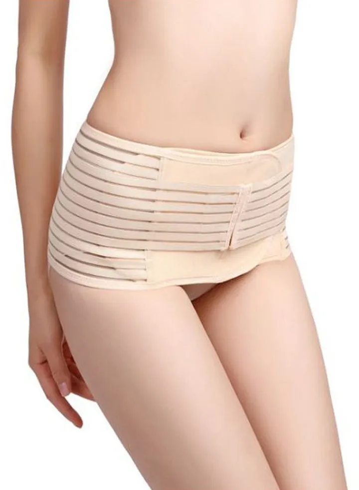 Double Steel Boned Body Shaper Beige