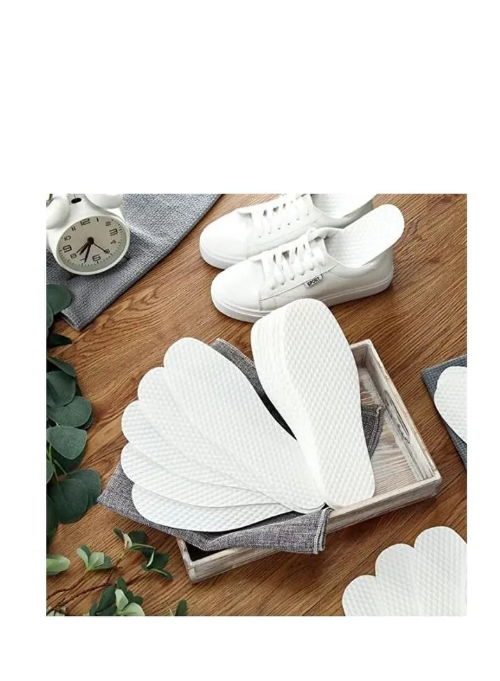 Disposable Insoles, Breathable Thin Replaceable Insoles Sweat Absorbing and Outdoor Shoe Lining Insoles Women Men Hiking Running Boots Sneaker Insoles Travel Insoles ,30 Pairs