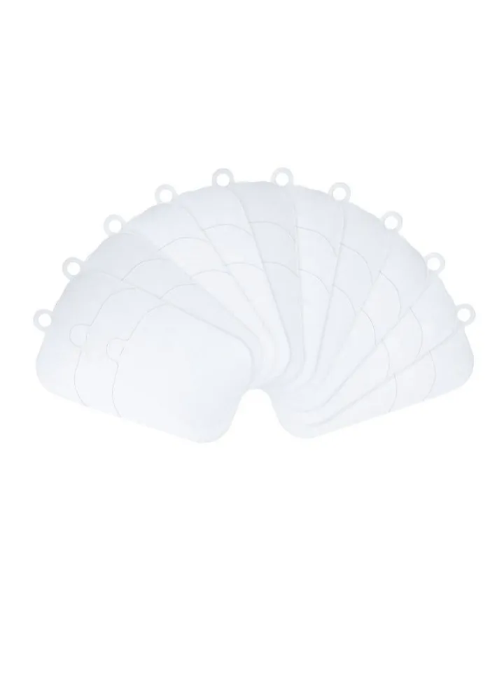 10 Cutable Shoe Holders - White