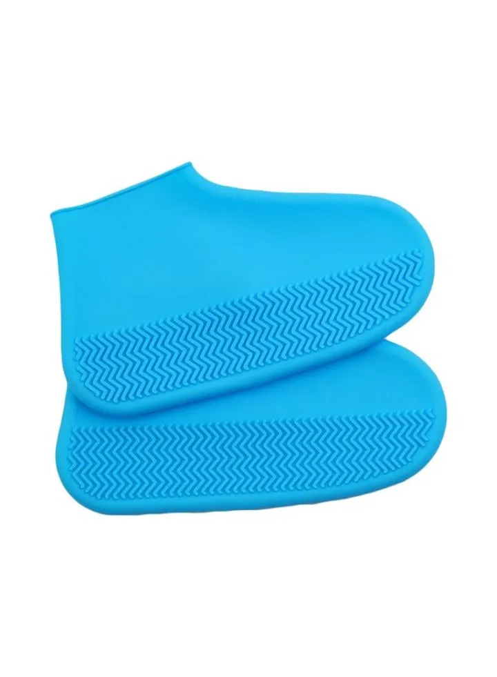 Waterproof Rain Shoes Covers Blue