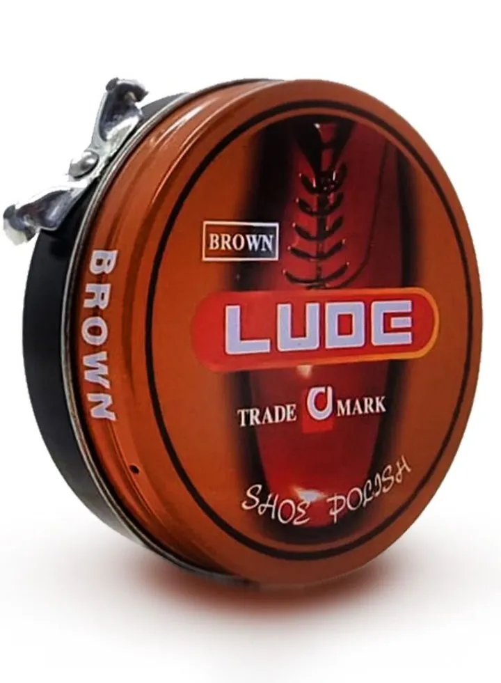 Lude Shoe Polish Brown 50 ml