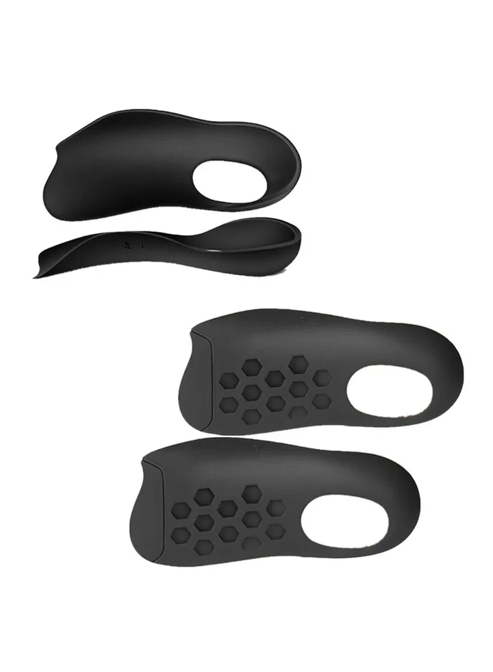 1 Pair of Arch Support Insoles for Plantar Fasciitis Flat Feet Pain Relieve with Breathable Hole (EU35-39)