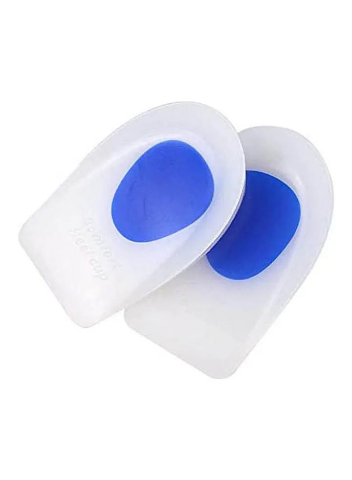 Silicone Gel Heel Cups Heel Cushion Pain Relief Blue