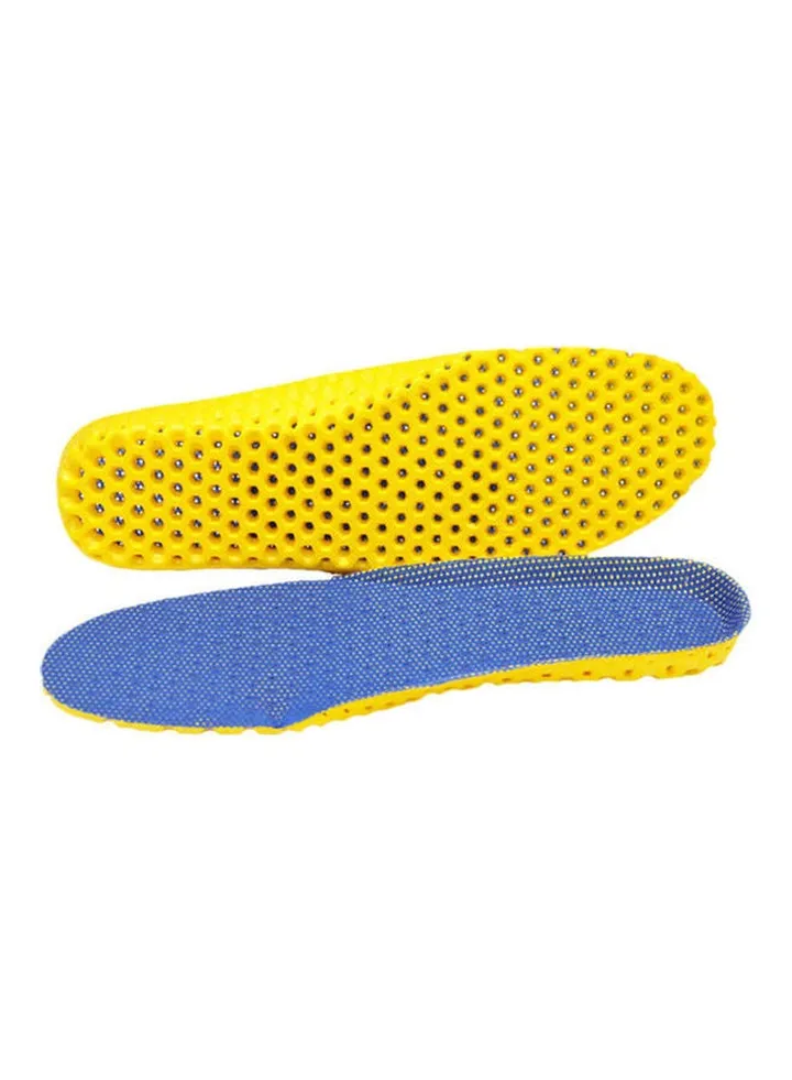 Breathable Deodorant Shock-proof Insoles Unisex Fitness Sport Sneakers Shoes Pad Dark Blue