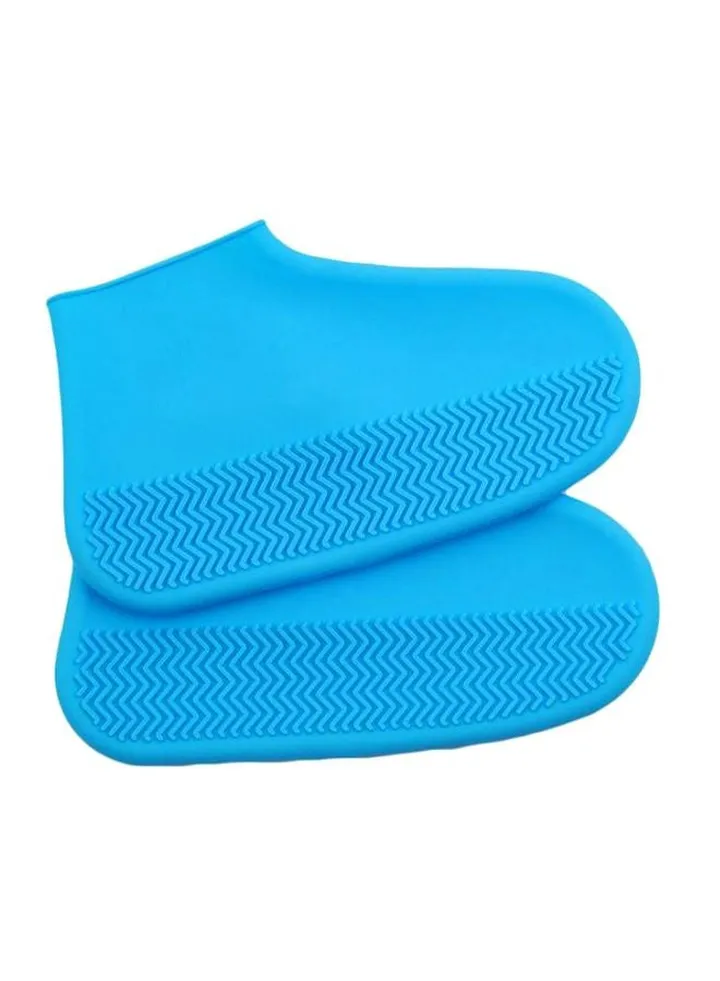 Waterproof Rain Shoes Covers Blue