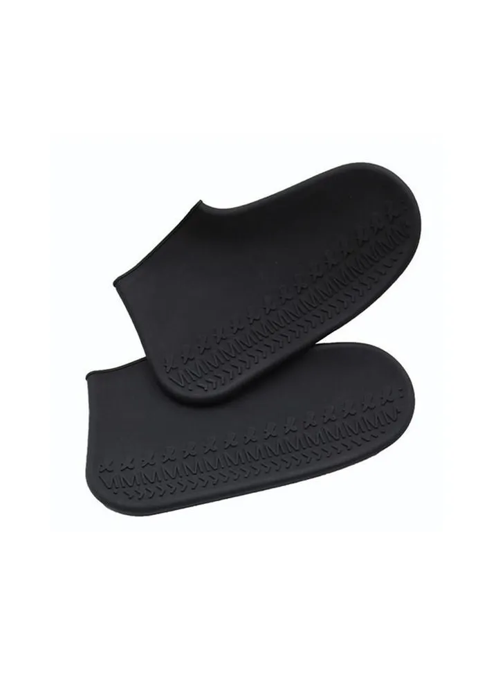Waterproof Silicone Shoe Cover Black