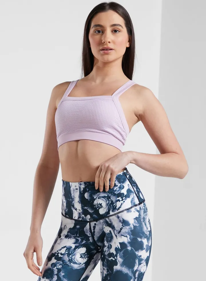 Ribbed Athletic Bra