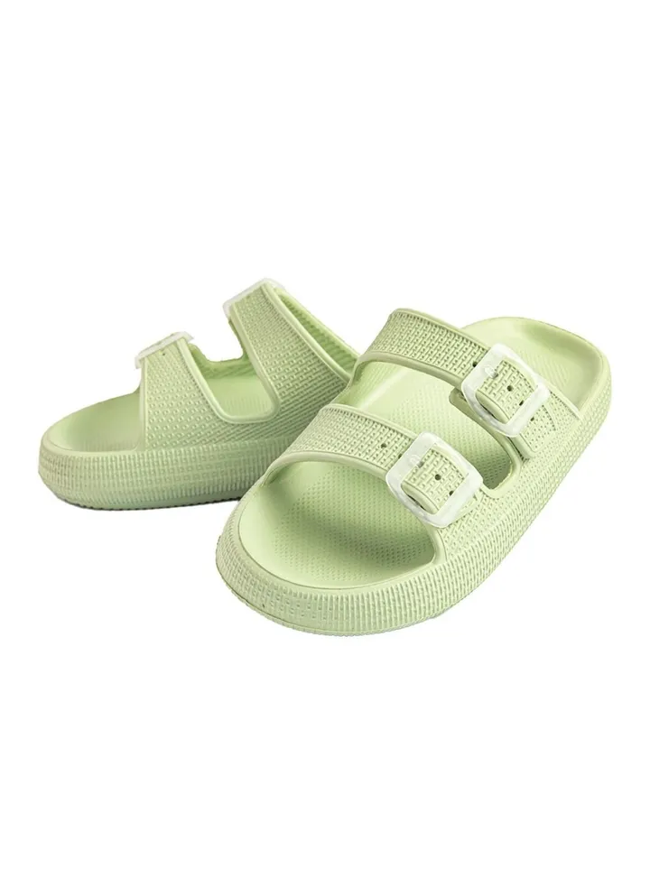 Porto Double Buckle Slipper