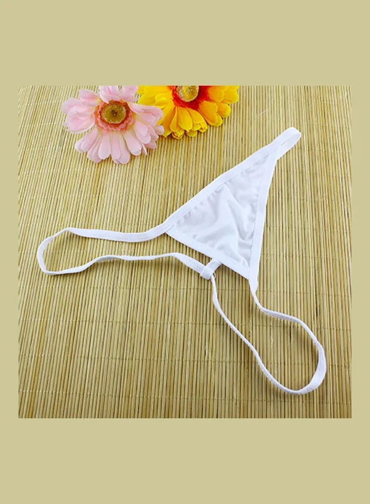 Women's Hot T-Back Thongs G-string Panties Erotic Underwear White