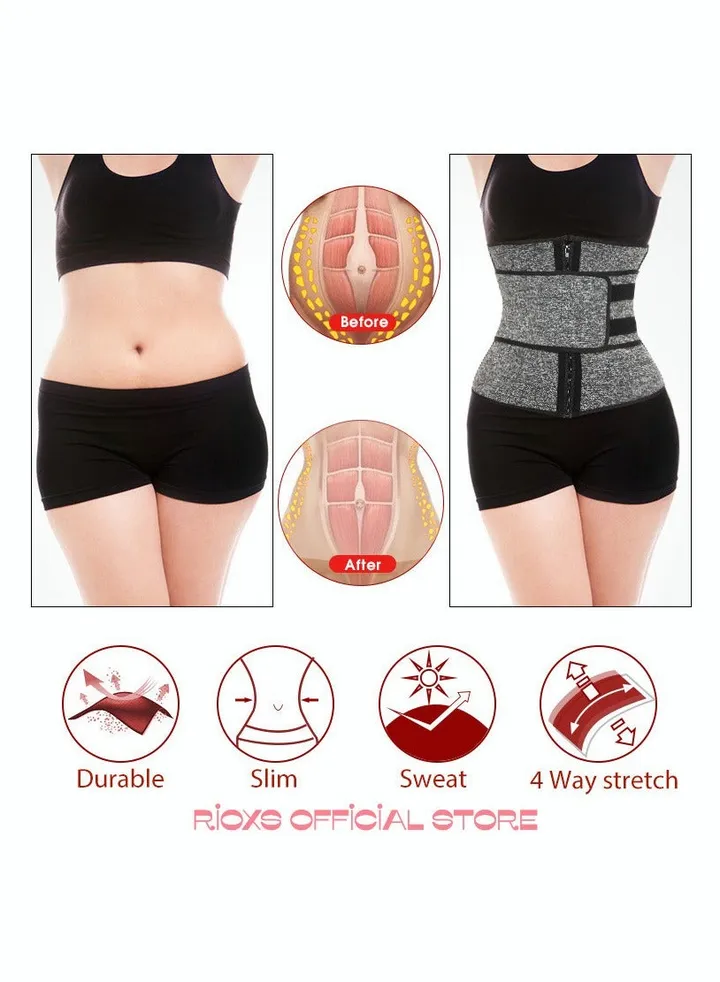 Women's Waist Trainer Weight Loss Belt Waist Cincher Corset Slimming Body Shaper Sports Girdle Workout Slim Belly Band