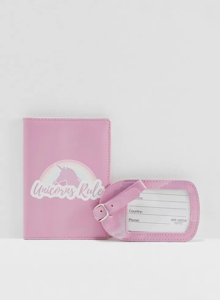 Unicorns Rule Travel Set