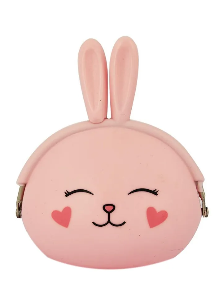Light Silicone Small Coin Purse Pink