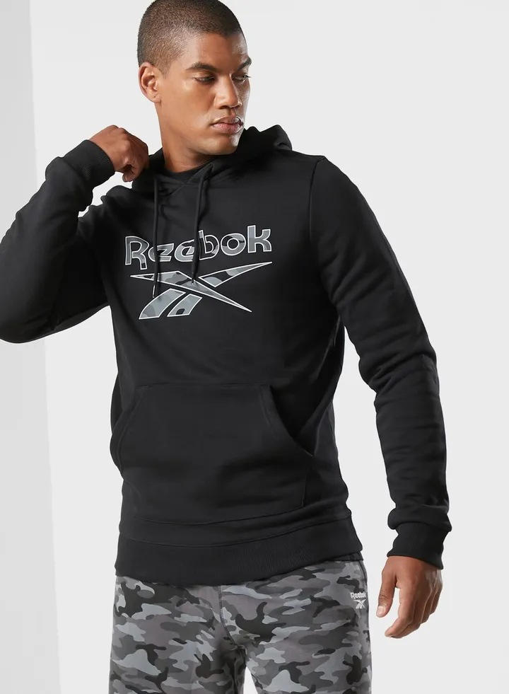 Id Big Logo Camo Hoodie