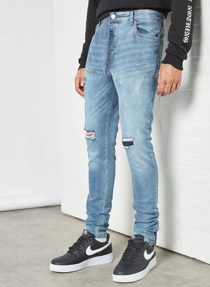Skinny Fit Jeans Blue