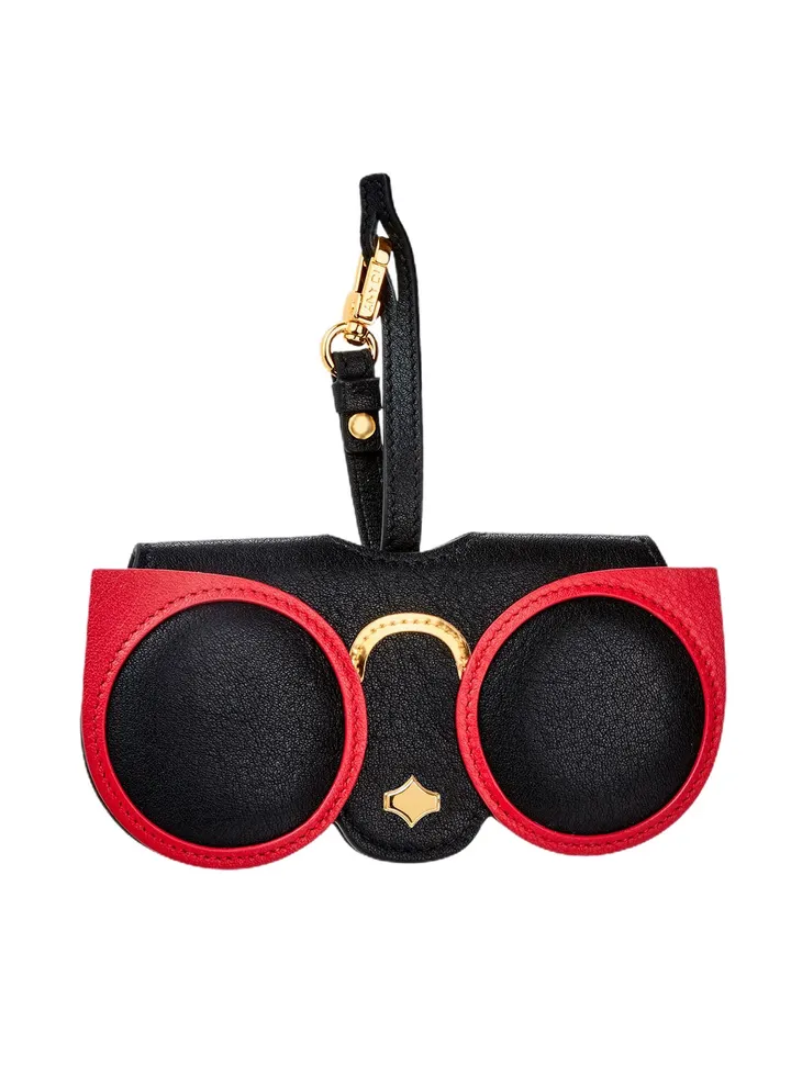 Color Block Sunglasses Cover Red/Black