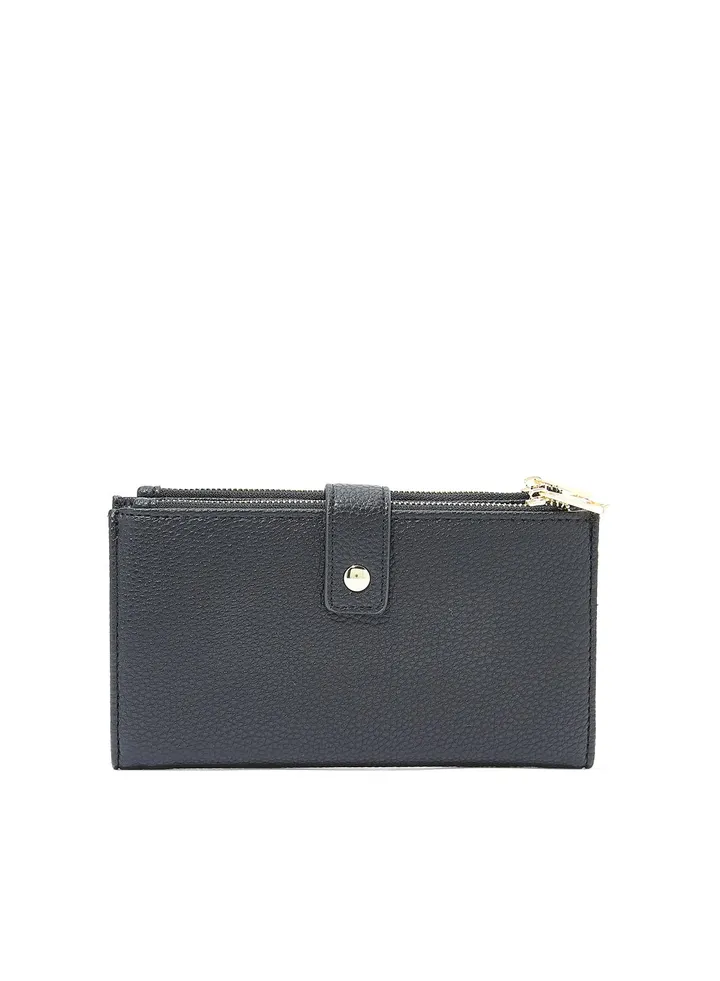 Bifold Long Wallet Black