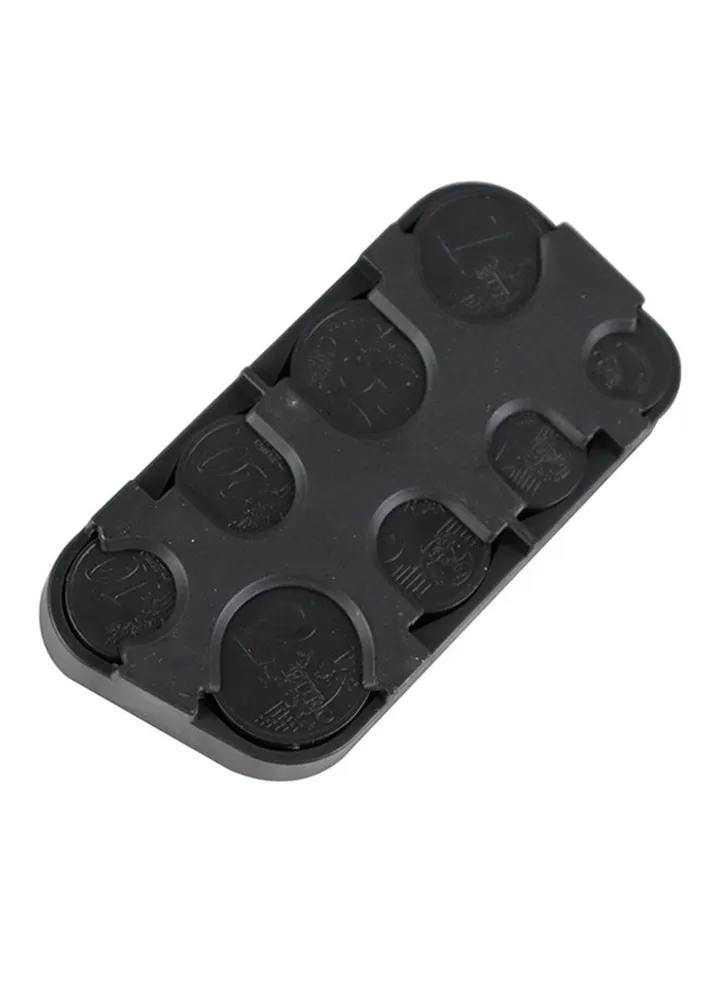 Mini Euro/Dollars Coin Storage Purse Black