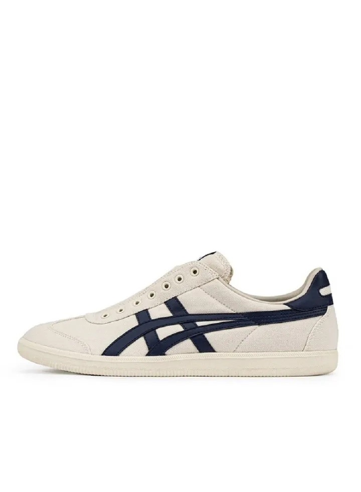 Tokuten Slip-on Casual Sneakers Beige/Navy Blue