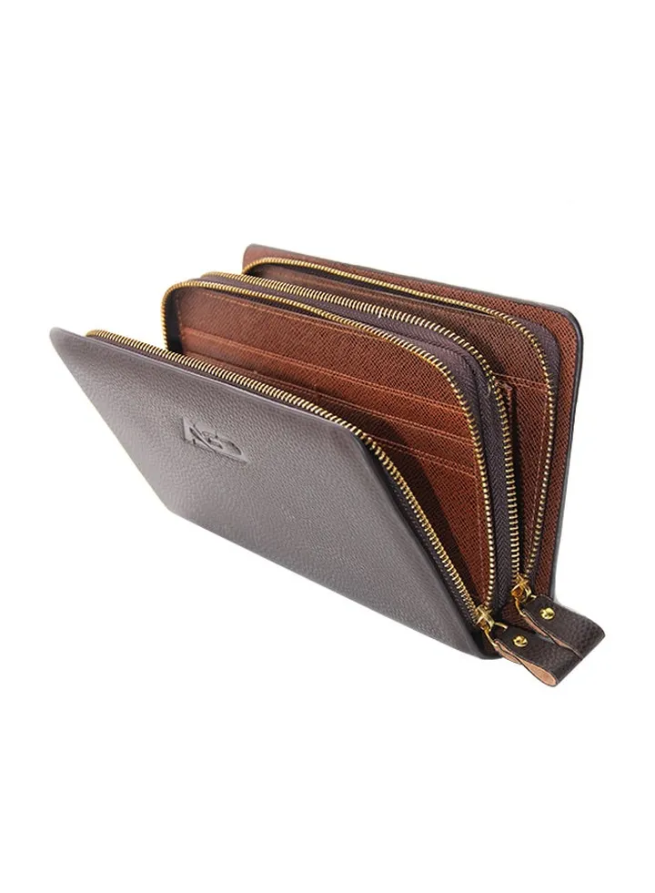 Women's Leather Wallet Brown