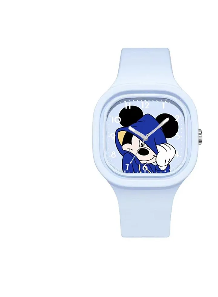 Disney Mickey Minnie Square children's silicone watch