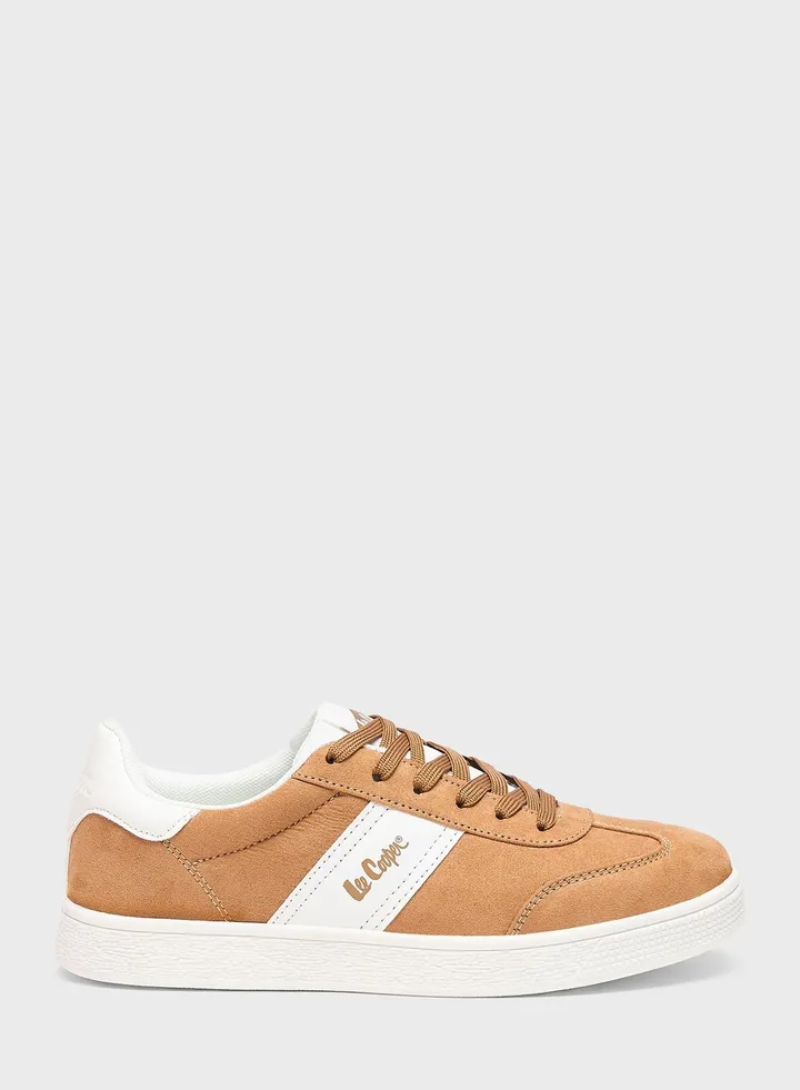 Lace Up Low Top Sneakers