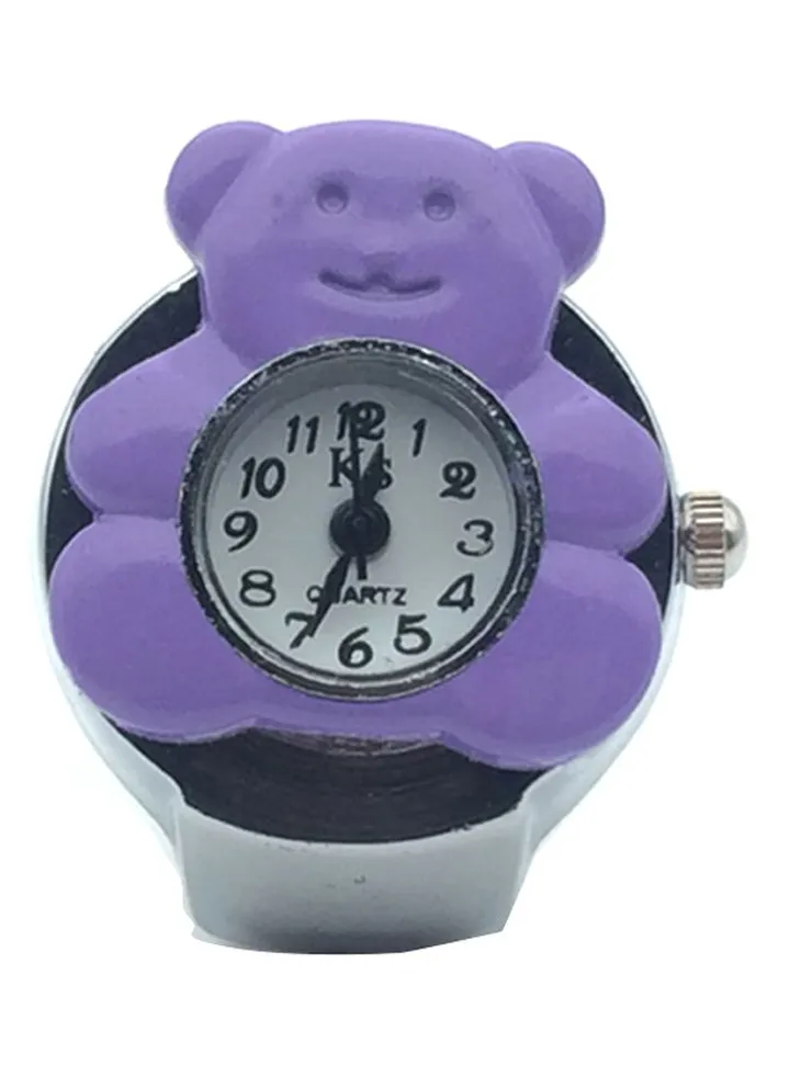 Kids' Elastic Alloy Analog Finger Ring Watch