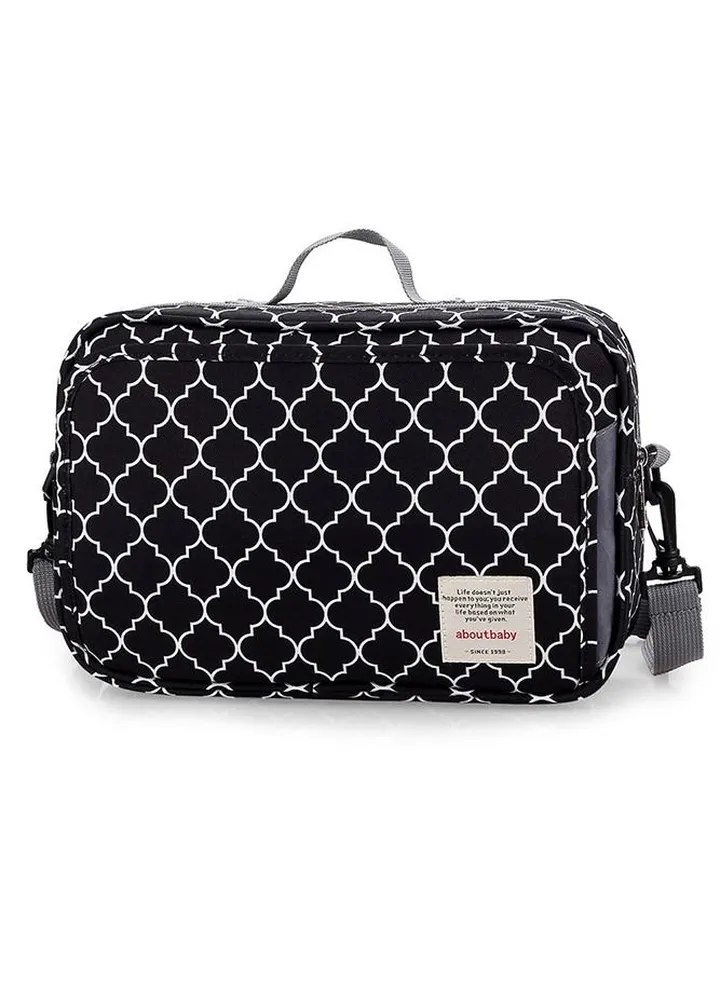 Baby Diaper Bag Stroller Bag for Diapers Wipes and Toys Black
