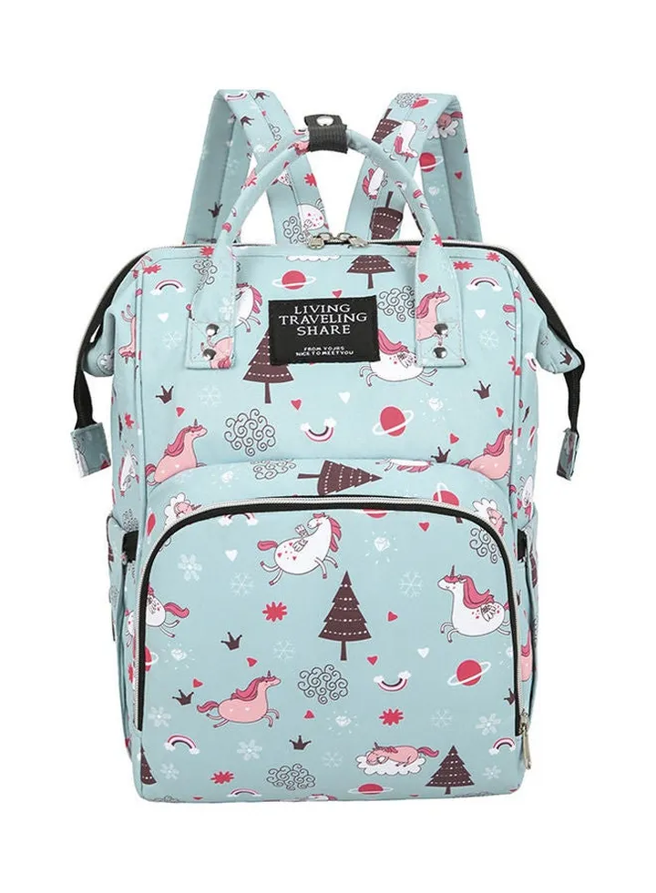 Mommy Bag Mother Bag Large-Capacity Backpack Female Pregnant Women Maternity Bag Milk Bottle Mother And Baby Bag Oxford Cloth Waterproof Backpack