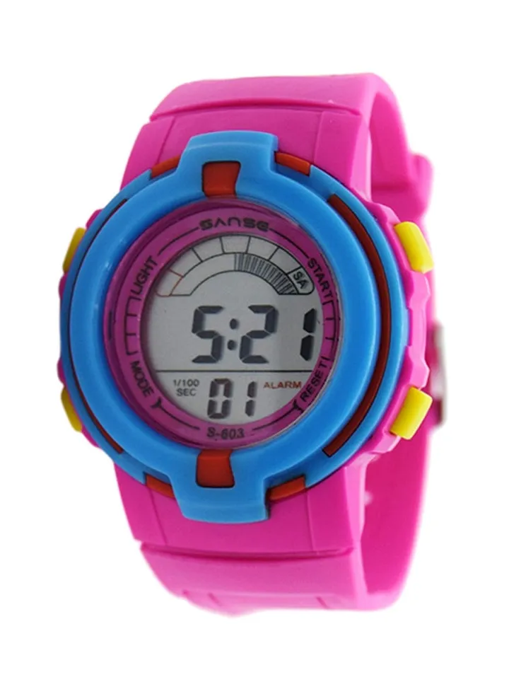 Kids' Rubber Digital Watch S-639