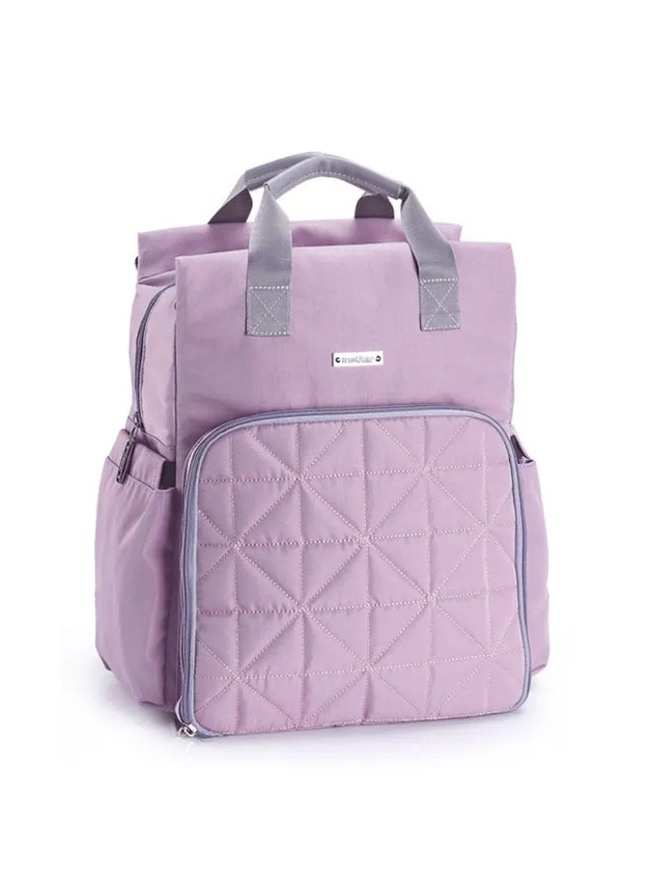 Baby Water-proof Diaper Backpack Bag With Stroller Strap, Lightweight, Compact, Travel Maternity Back Pack for Baby Girls, Baby Shower Gifts, Purple