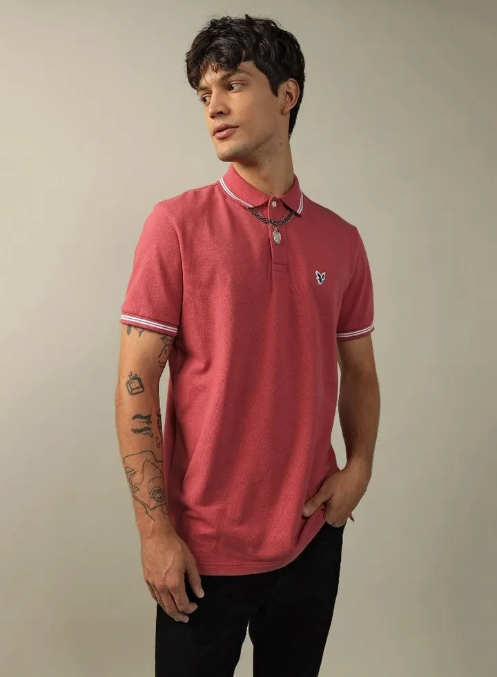 AE Tipped Flex Pique Polo Shirt