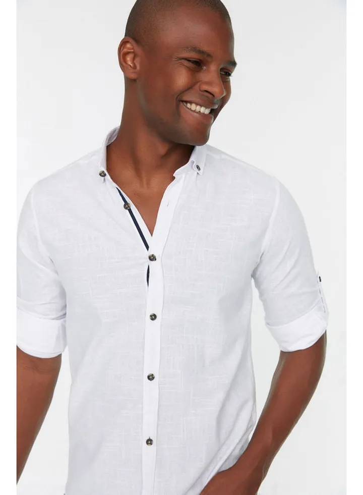 Man Shirt White