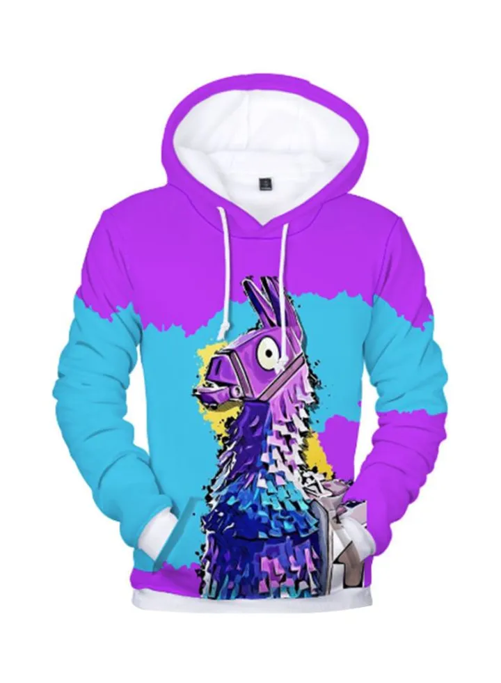 Fortnite Game Printed Hoodie Multicolour