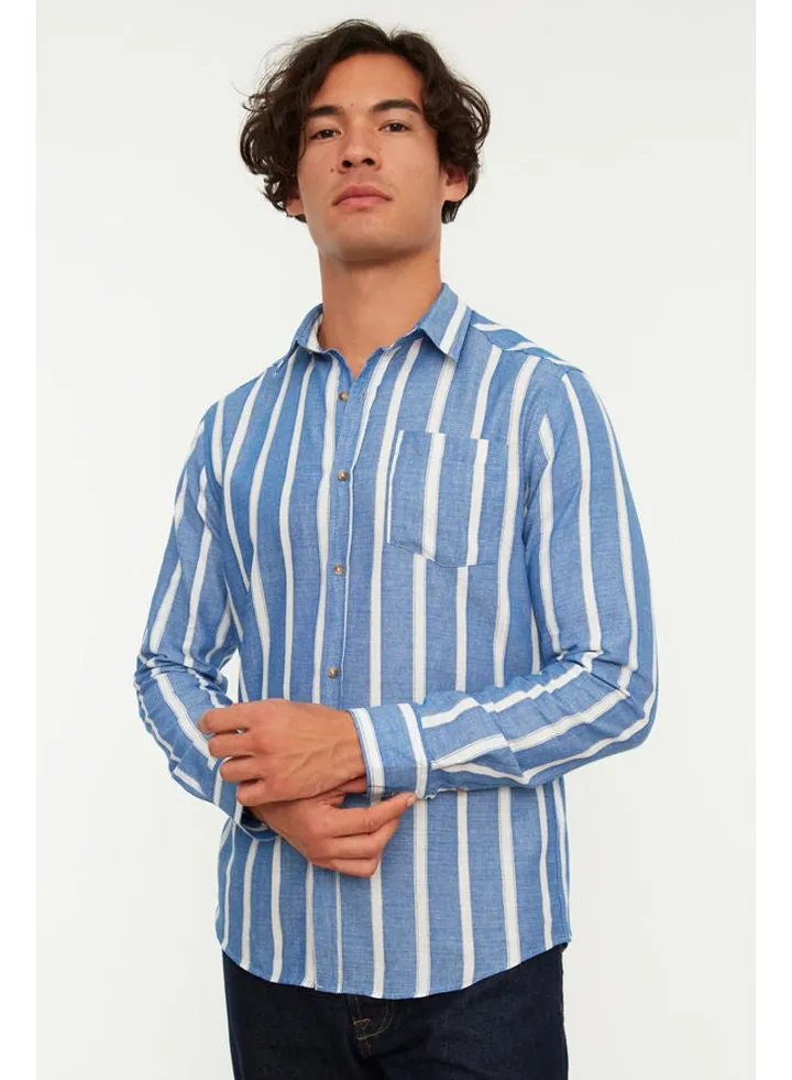 Man Shirt Blue
