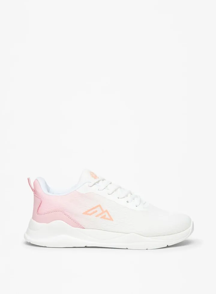 Women's Textured Lace-Up Sports Shoes