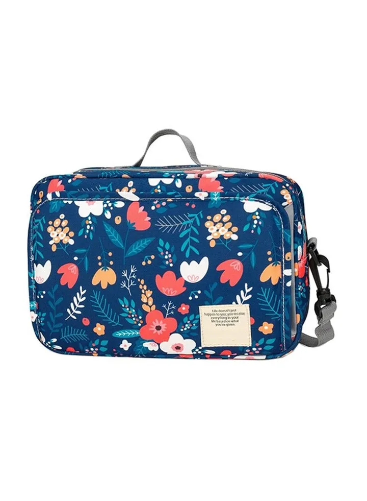 Baby Diaper Tote Bag With Two Stroller Strap And One Shoulder Strap