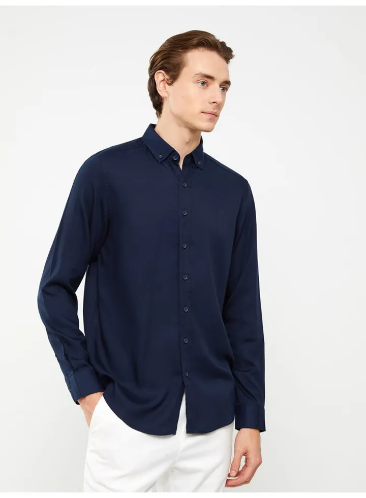 Regular Fit Long Sleeve Men's Shirt