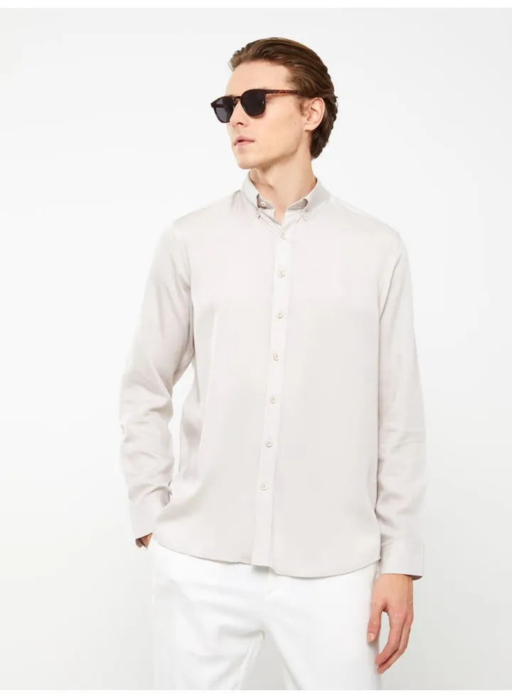 Regular Fit Long Sleeve Men's Shirt