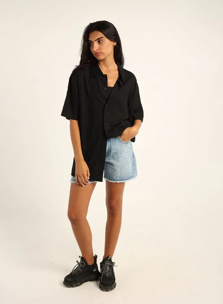 Black Short Sleeve Shirt