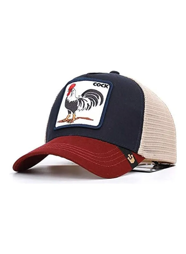 Fashion Streetwear Rooster Embroidery Hat Multicolour