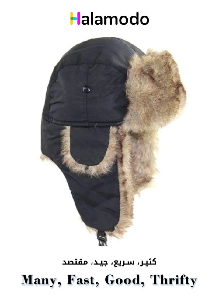 Outdoor Waterproof Ear Protection Hat Winter Plus Fleece Hat