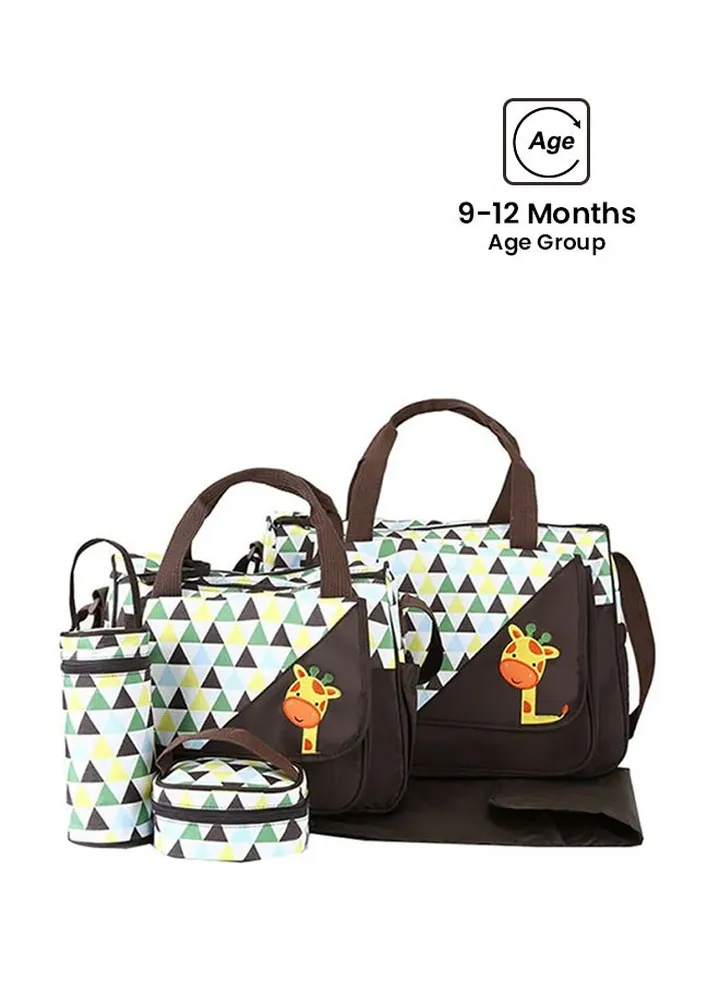 5-Piece Baby Diaper Storage Bag
