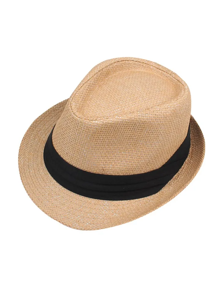 Ribbon Straw Hat Beige