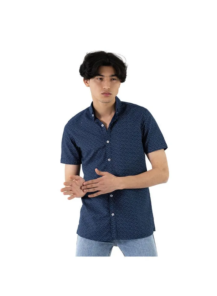 shirt Half sleeve blue black