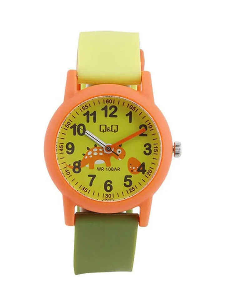 Girls' Rubber Analog Watch Vs49J008Y