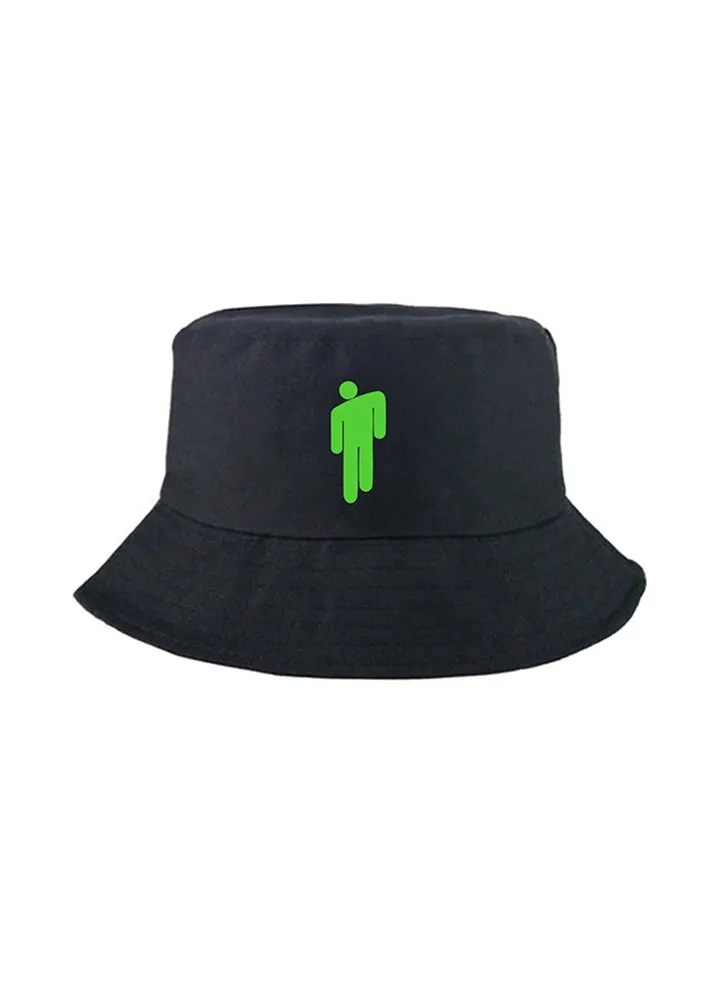 Billie Eilish Printed Bucket Hat Black
